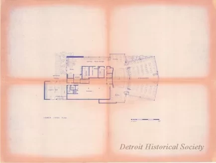 Blueprint - Lower Level Plan