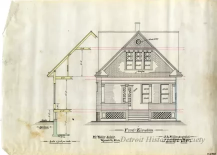 Drawing, Architectural - Front Elevation