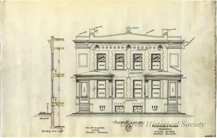 Drawing, Architectural - Front Elevation