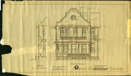 Drawing, Architectural - Front Elevation