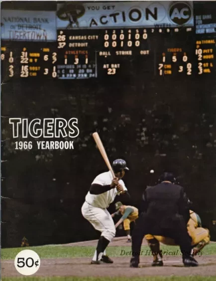 Yearbook - Detroit Tigers 1966 Official Yearbook