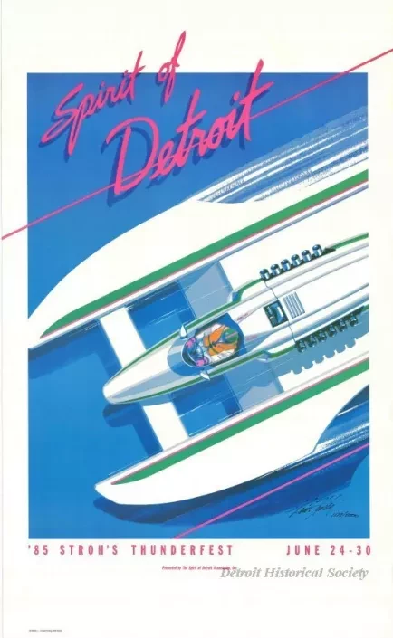 Poster - '85 Stroh's Thunderfest