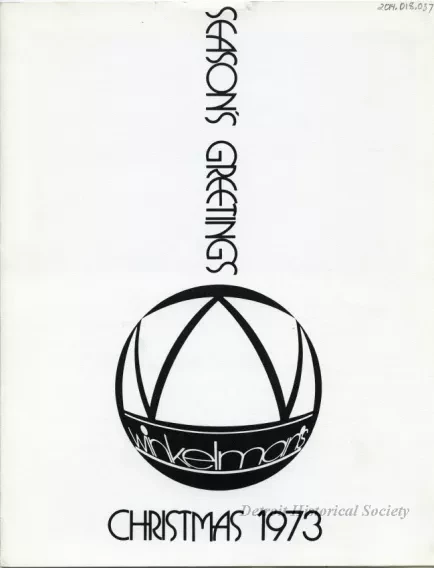 Newsletter - WE Winkelman Employees
Christmas, 1973
