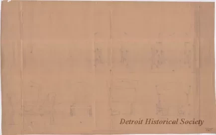 Drawing, Technical - Sections Thru Principal Layout of Autocycle