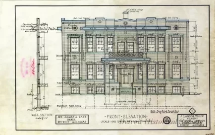 Drawing, Architectural - Front Elevation