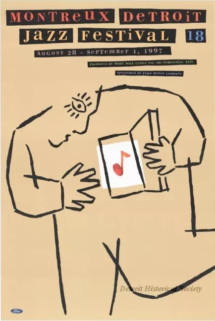 Poster - Montreux Detroit Jazz Festival 18