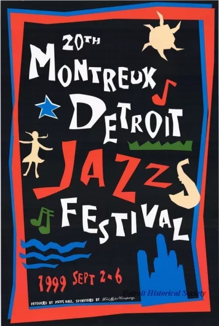 Poster - 20th Annual Montreux Detroit Jazz Festival