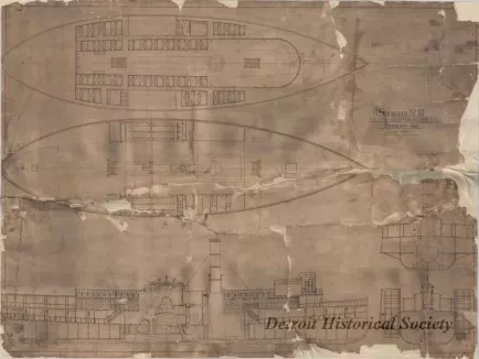 Drawing, Technical - Steamer No. 10
[SS Darius Cole]