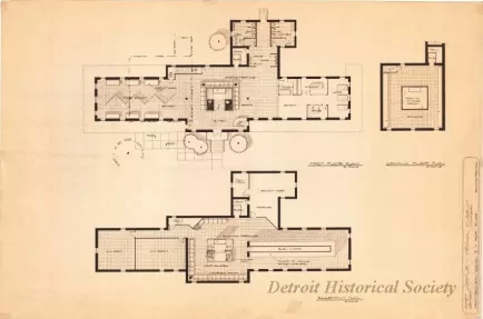 Blueprint - Fort Wayne - Medical Museum, Detroit, Michigan