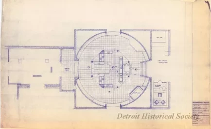 Blueprint - Round Hall Floor Plan