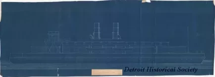 Blueprint - Str. St. Ignace, 1888