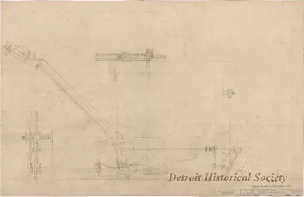 Drawing, Technical - Control Layout, Park. Brake & Revese [Reverse]