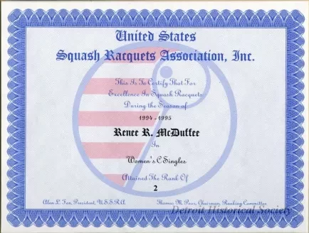 Certificate, Achievement