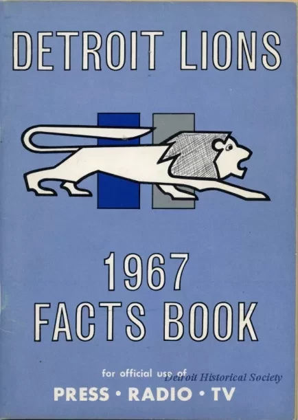 Booklet - 1971 Lions Facts Book