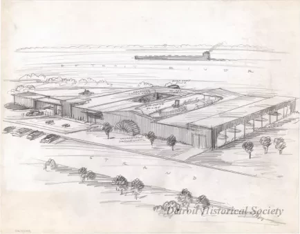 Drawing - Dossin Great Lakes Museum