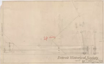 Drawing, Technical - Gear Shift Control - Comm.