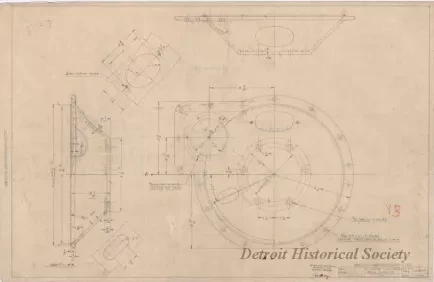 Drawing, Technical - Clutch "R" - Clutch Bell Housing