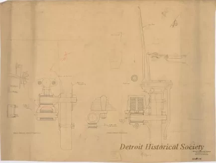Drawing, Technical - Rear Spring Front Shackle,
Rear Spring Trunnion