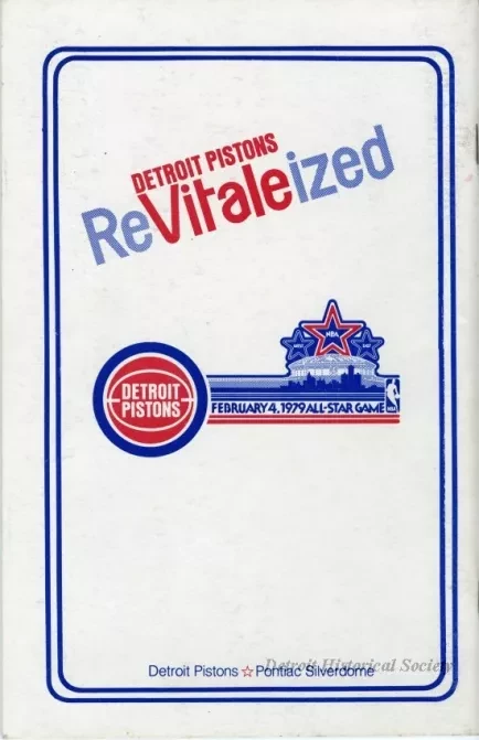 Yearbook - 1978-79 Detroit Pistons Media Guide/Yearbook