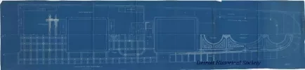 Blueprint - Plan of Ceiling Under Smoking Room,
Plan of Main Ceiling