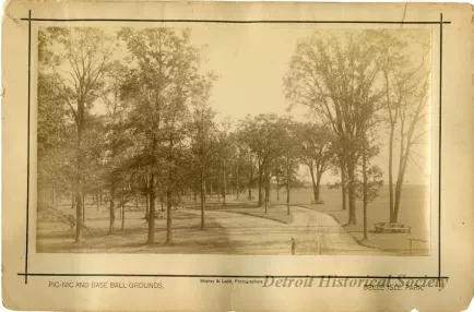 Print, Photographic - Pic-Nic and Base Ball Grounds