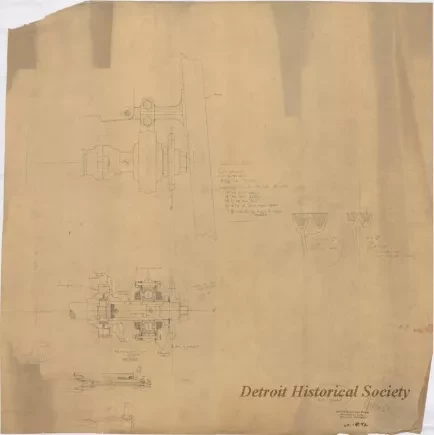 Drawing, Technical - Extension Shaft for Motor Sprocket