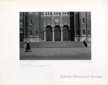 Print, Photographic - Doors of St. Hyacinth, Polish Woman