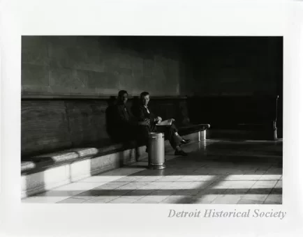 Print, Photographic - Michigan Central Train Depot, Mens Lounge