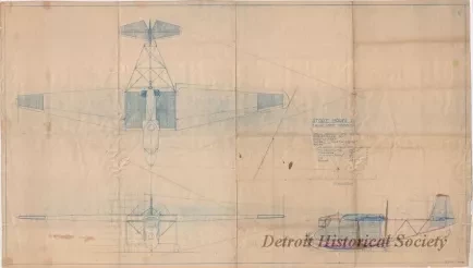 Blueprint - Stout Model 11,
2 Place Cabin Monoplane