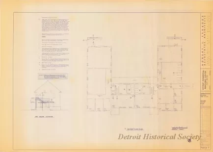 Blueprint - Detroit Residential Manpower Center
Fort Wayne, Detroit, Michigan
