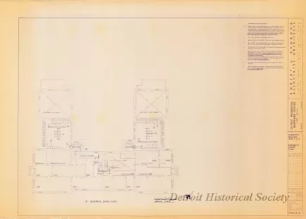 Blueprint - Detroit Residential Manpower Center
Fort Wayne, Detroit, Michigan