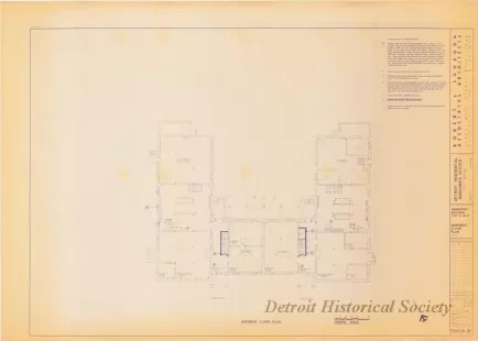 Blueprint - Detroit Residential Manpower Center
Fort Wayne, Detroit, Michigan