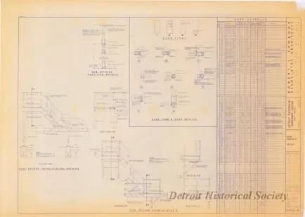 Blueprint - Detroit Residential Manpower Center
Fort Wayne, Detroit, Michigan