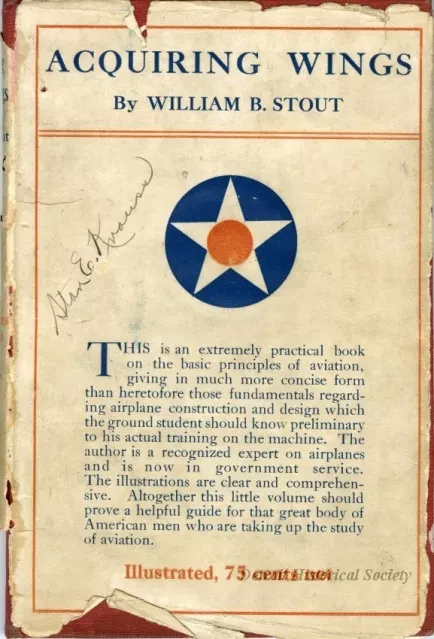 Book - Acquiring Wings: A Text on the Basic Principles Governing the Design and Operation of Modern Air Craft