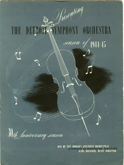 Program, Concert - Presenting The Detroit Symphony Orchestra Season of 1944-45