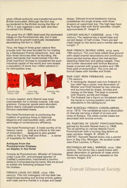 Pamphlet - Pontchartrain: a Name with historical Significance