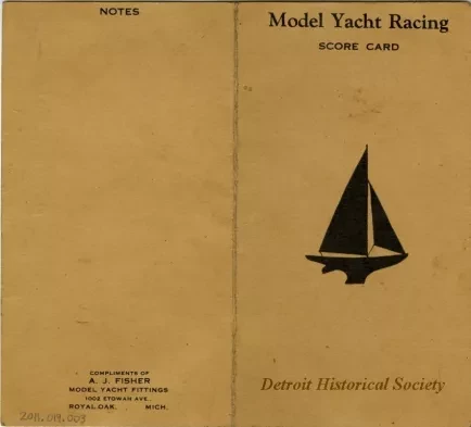 Scorecard - Model Yacht Racing Score Card