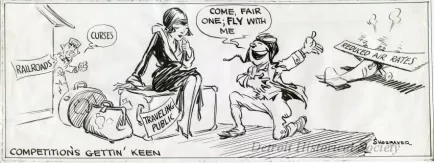 Cartoon - Competition's Gettin' Keen