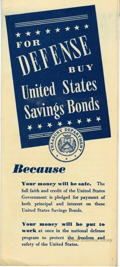 Brochure - For Defense Buy United States Savings Bonds