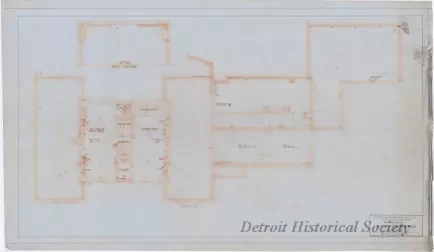 Drawing, Architectural - Residence of Roy Chapin, Esq., Grosse Pointe Farms, Michigan,
Record Map of Mechanical Equipment