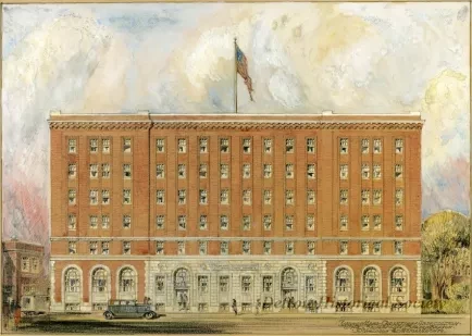 Painting - Young Men's Christian Association The St. Antoine Street Branch