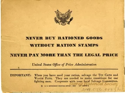 Book, Ration - War Ration Book Four