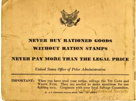 Book, Ration - War Ration Book Four