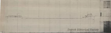 Drawing, Technical - Hull No. 424, Outboard Profile
[SS Richard M. Marshall, SS John Dykstra, SS Benson Ford]