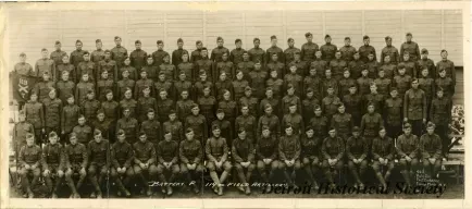 Print, Photographic - Battery F. 119th Field Artillery.