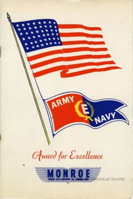 Program - Award of the Army-Navy "E" to Monroe Auto Equipment Company