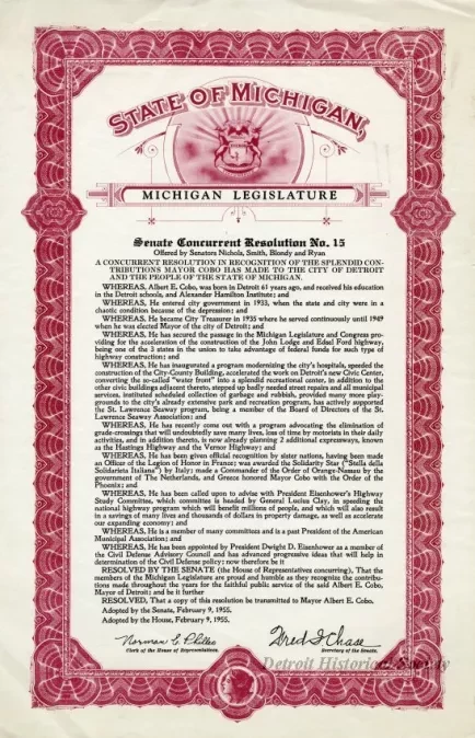 Resolution - Senate Concurrent Resolution No. 15