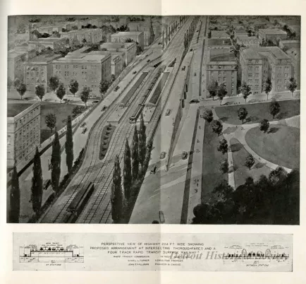 Report - Proposed Super-Highway Plan for Greater Detroit