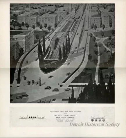 Report - Proposed Super-Highway Plan for Greater Detroit