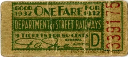 Ticket, Transportation